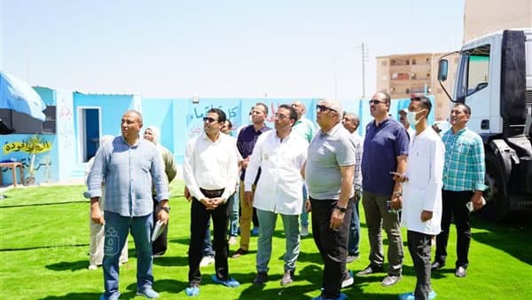 محافظ مطروح يطلق محطة تحلية مياه الآبار