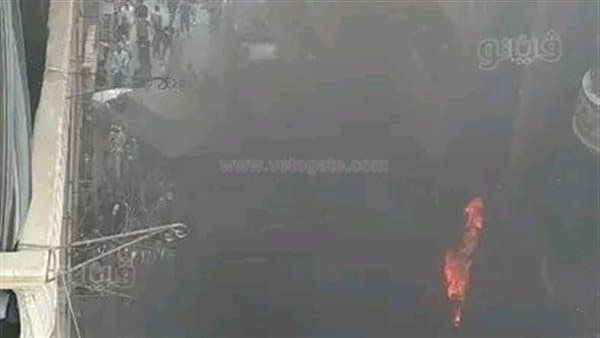 Large fire damages library near private hospital