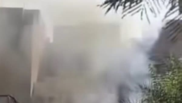 Civil defense cools Imbaba factory fires