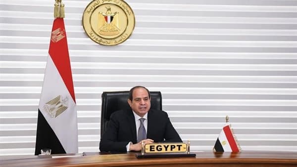 السيسي يؤكد حل عادل للقضية الفلسطينية