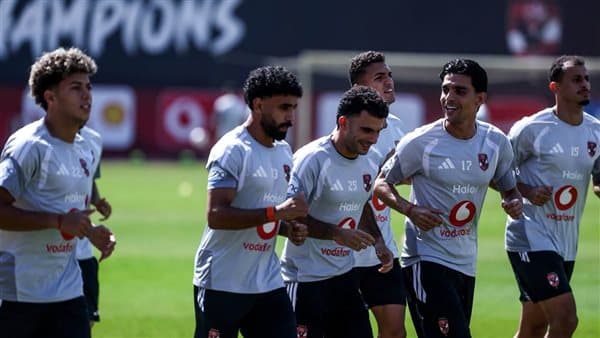 Al-Ahly Training After Goalkeeper Injury