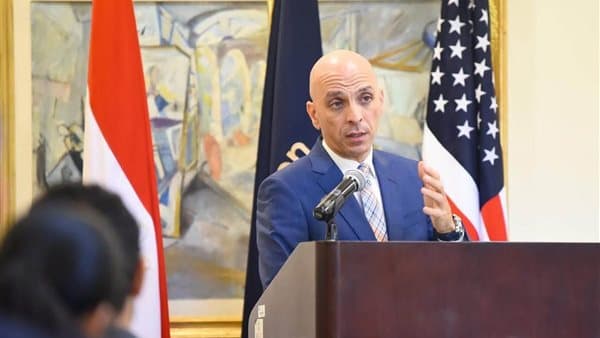 رسالة توديع المتحدث وتعيينه سفيرًا لمصر بلبنان