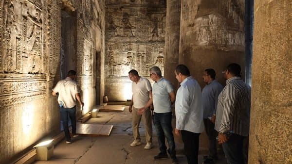 رفع أحجار الصرح الأول بالرامسيوم في أكتوبر