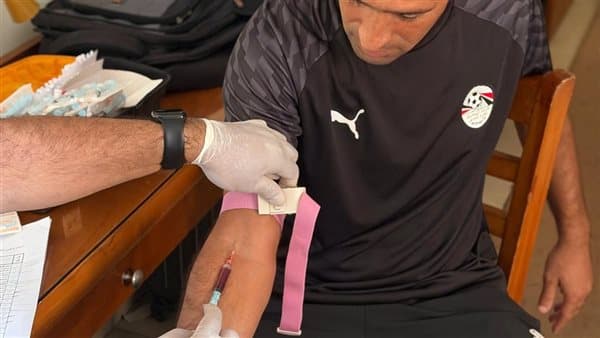 Beach soccer medical check and tactical training led by Abdel Razek