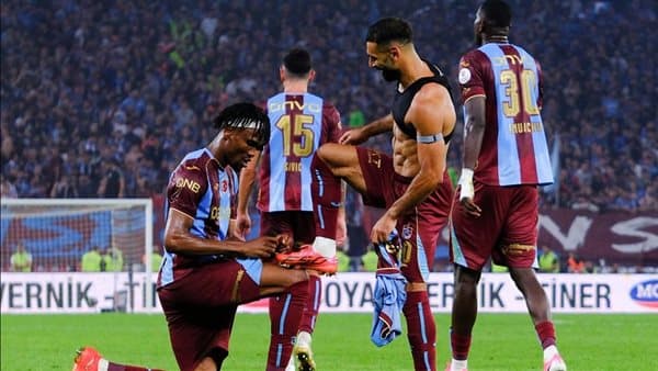 Trabzonspor's league standing before break