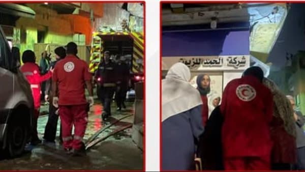 Red Crescent Responds to Cairo Apartment Fire