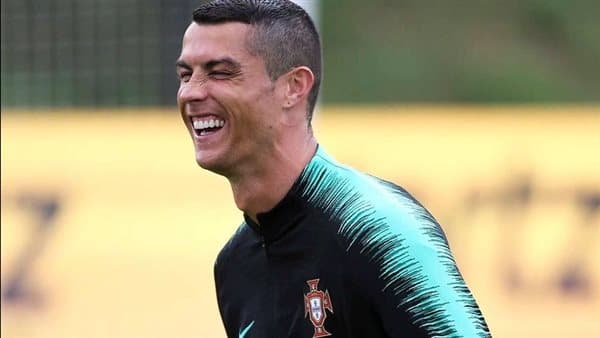 Portugal training session with Ronaldo before Wales match