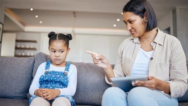 Child repeats forbidden behavior despite punishment