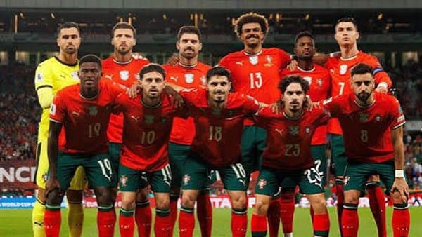 Portugal leads Wales at halftime