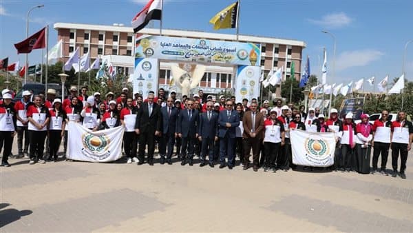 وزير التعليم يفتتح منشآت جديدة في جامعة المنيا