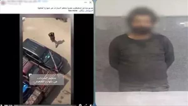وضع المتهم بكسر السيارات في عزبة النخل بمستشفى نفسي