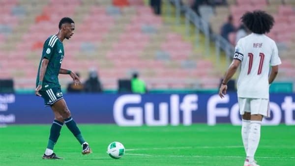 خليجي 27: السعودية وقطر بلا أهداف بالشوط الأول