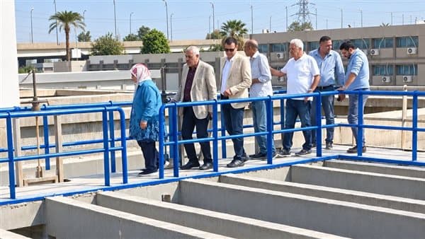 تجربة تشغيل توسعات محطة مياه شمال حلوان