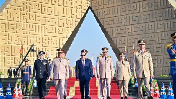 صور تظهر نشاط السيسي في ذكرى أكتوبر
