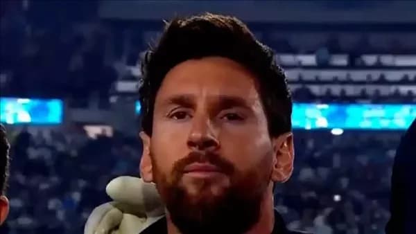 Messi's tears move family during farewell match