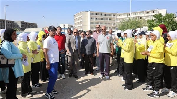 Qena University Hosts 1000 Students Sports Marathon