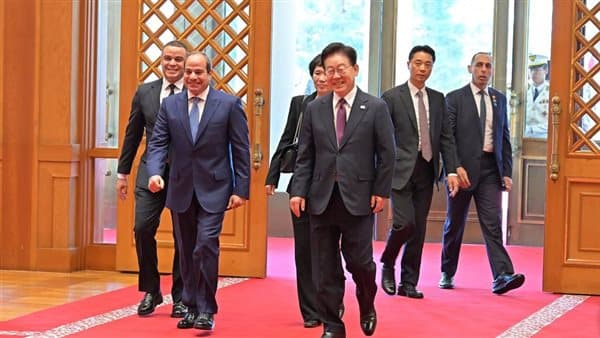 Sisi's Visit to Seoul Presidential Palace