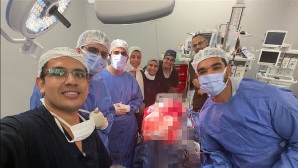 Qasr El-Einy doctors remove nail near brain artery