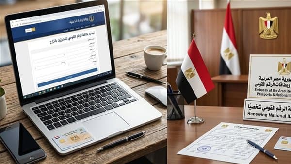 تجديد بطاقة الرقم القومي للمصريين بالخارج