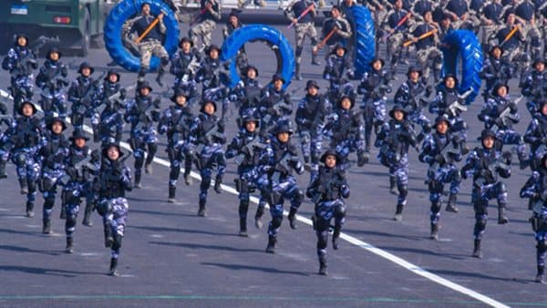 El-Sisi reviews Police Academy demos