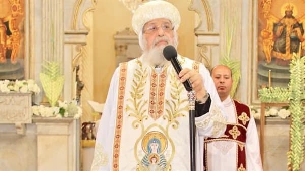 Pope Tawadros Leads Service at Abu Fana