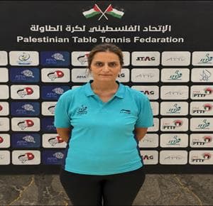 Amani Drousha officiates for Palestine at Asian Games