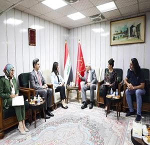 سفيرتنا في بغداد تبحث مع الحزب الشيوعي العراقي آخر التطورات