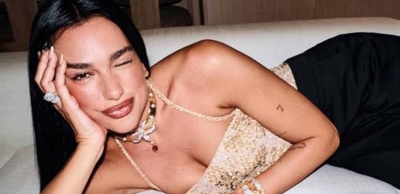 Dua Lipa's opera-inspired look by Mohamed Achi