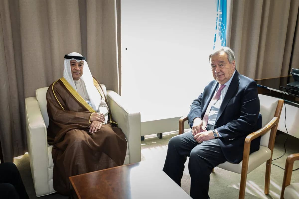 Guterres and Al-Badawi Discuss Regional Updates