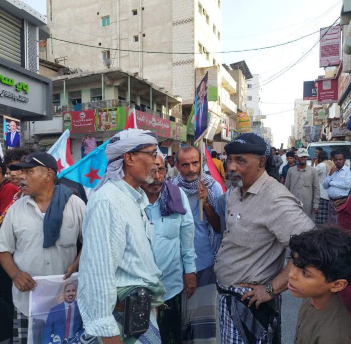 Saudi-backed forces block protest in Mukalla