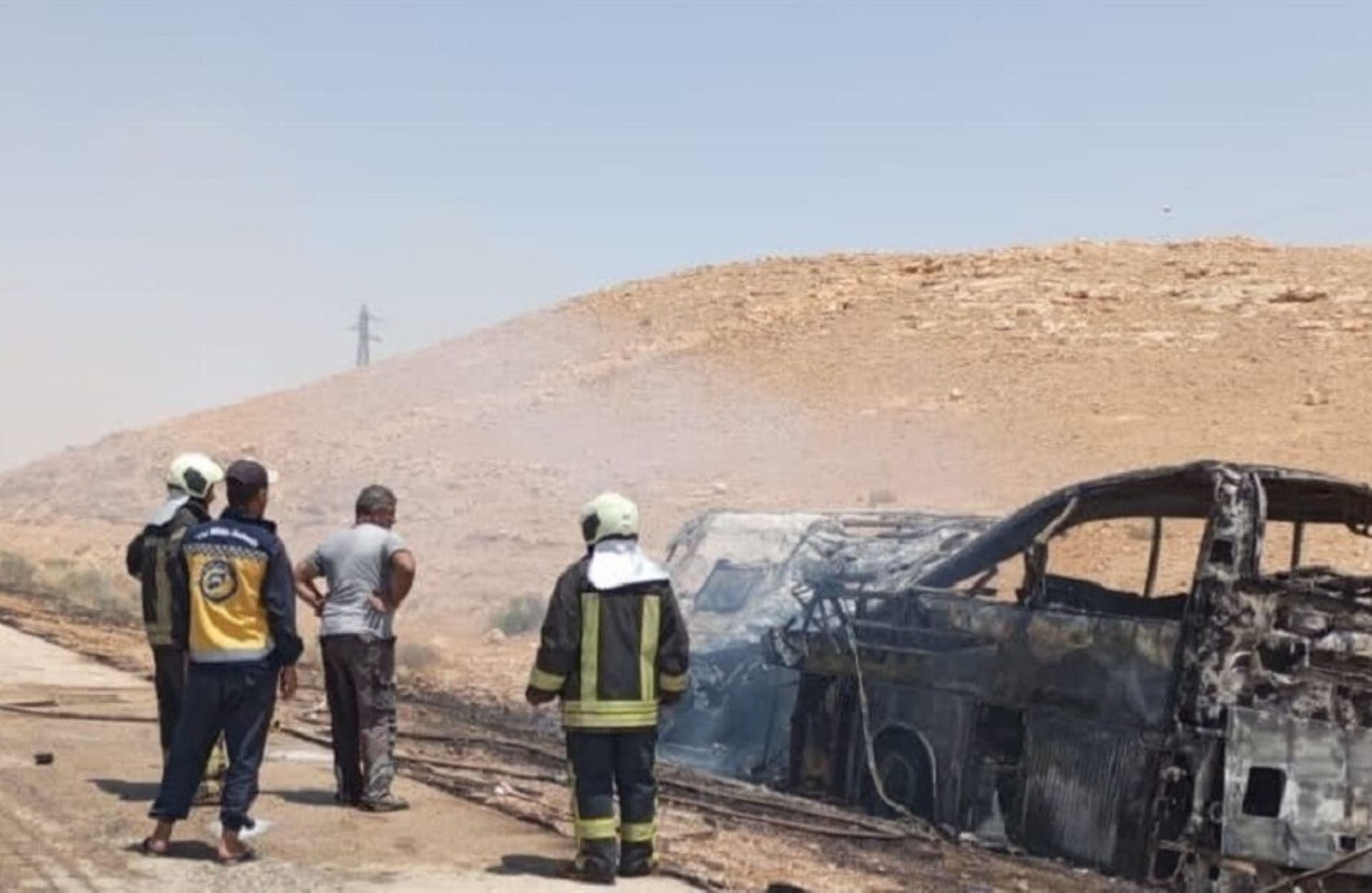 Syria bus crash leaves 35 dead
