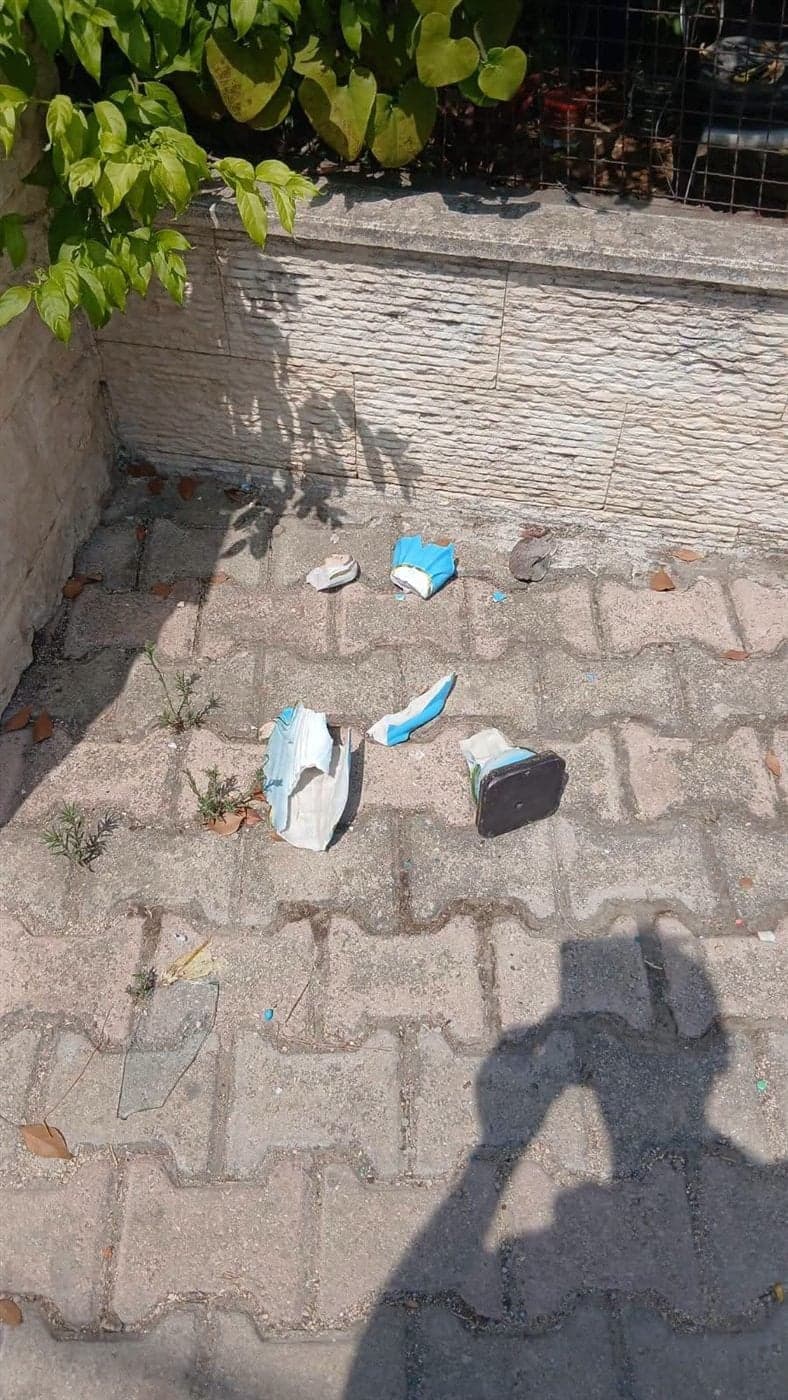 Photos — Virgin Mary statue vandalized, suspect identified