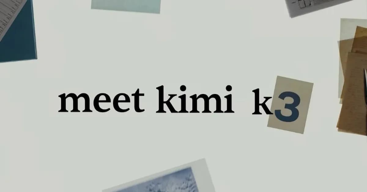 Chinese Kimi K3 model impacts AI market