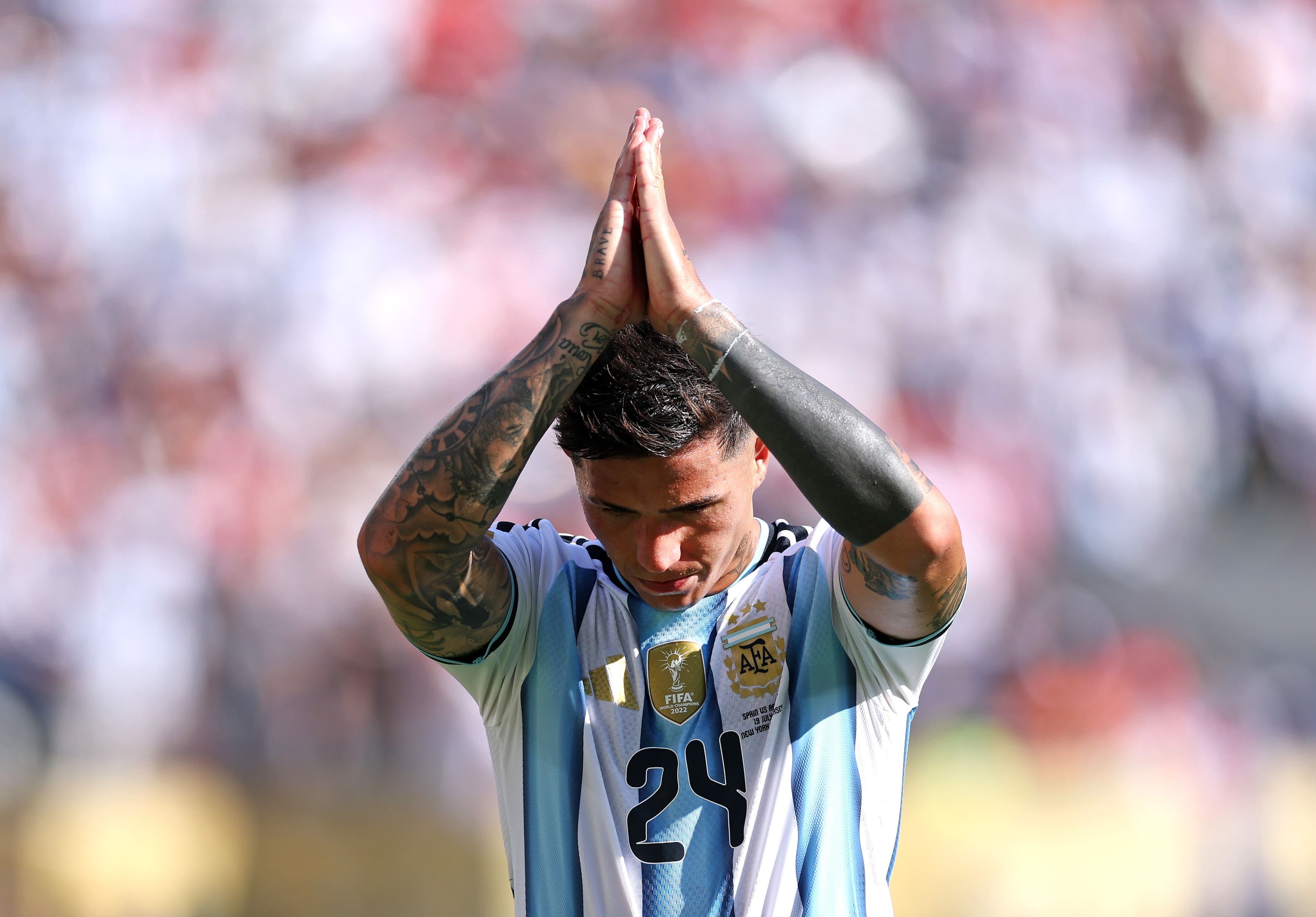 Enzo Fernández clears air after World Cup red
