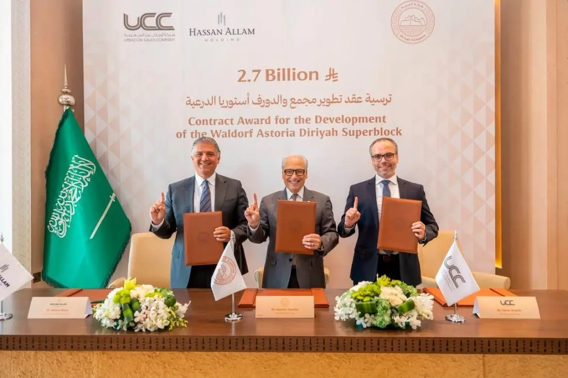 Diriyah signs 2.7B deal for Waldorf Astoria