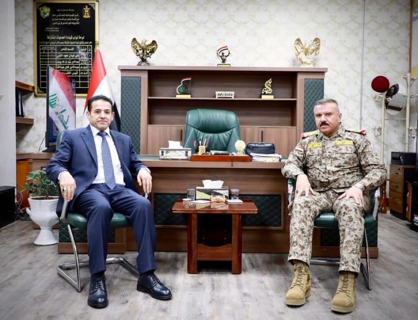 Al-Shammari and Al-Araji discuss security coordination