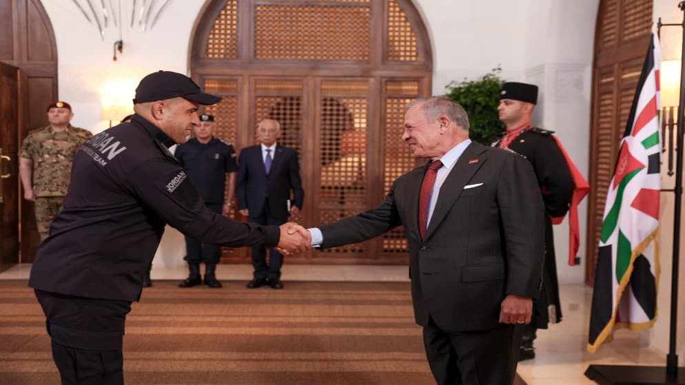 Jordanian King commends rescue team