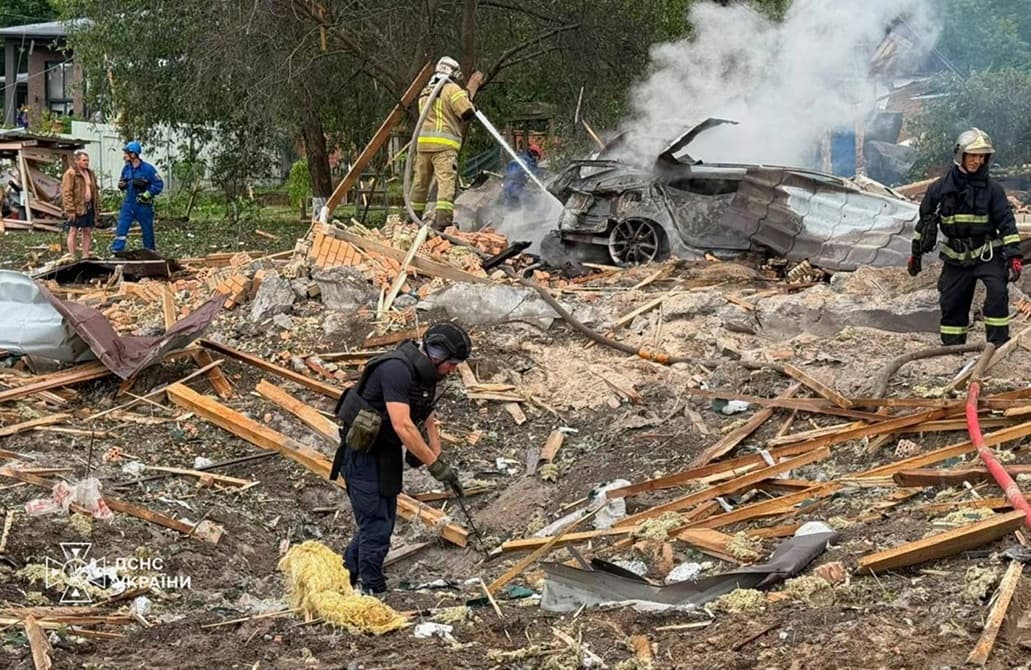 Russian missile strike hits weapons expo near Kyiv, 10 killed