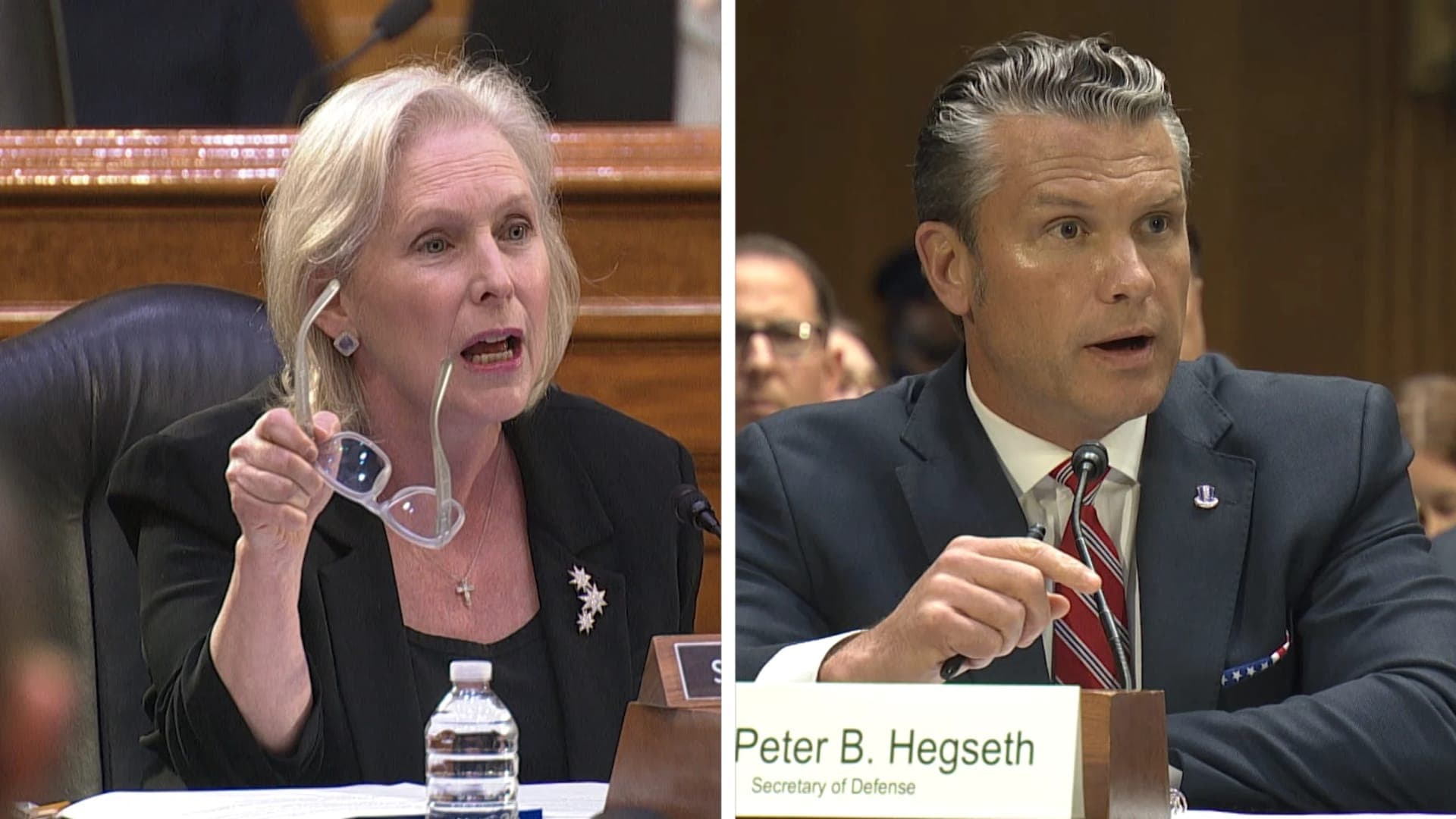 Senator highlights conflicting Iran war claims