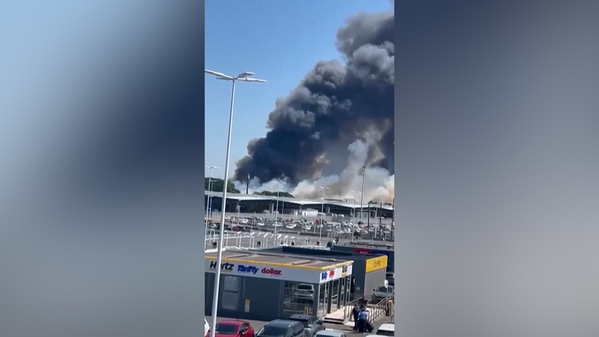 Fire near French airport kills two firefighters