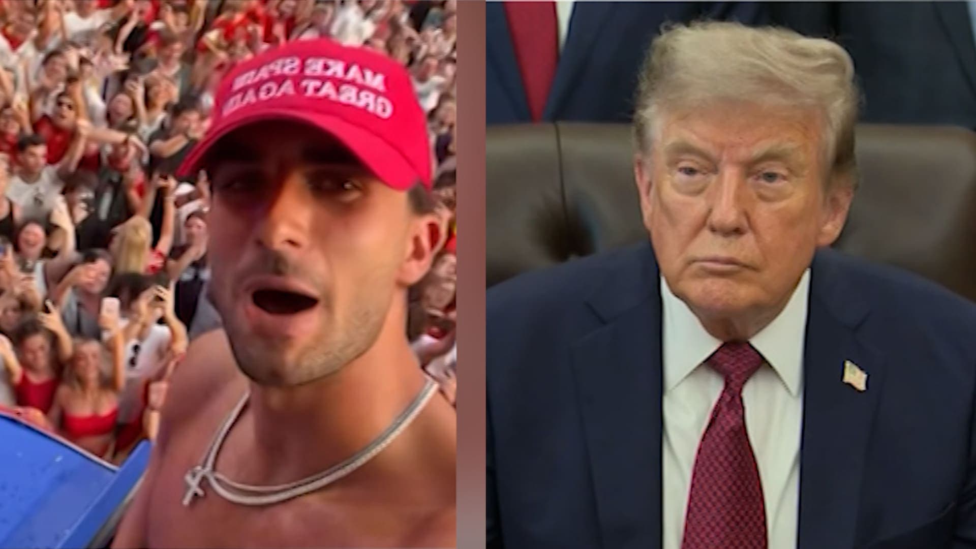 Trump remarks on World Cup winner's "Make Spain Great Again" cap