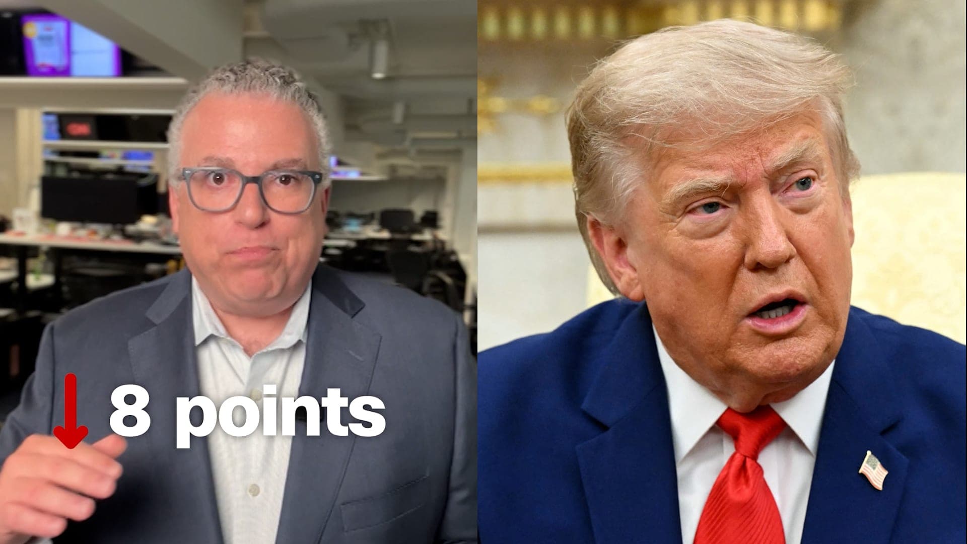 CNN poll reveals Trump’s lowest support