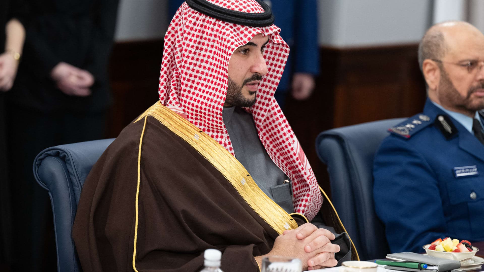 Saudi Defense Minister discusses Iraq strike with US deputy