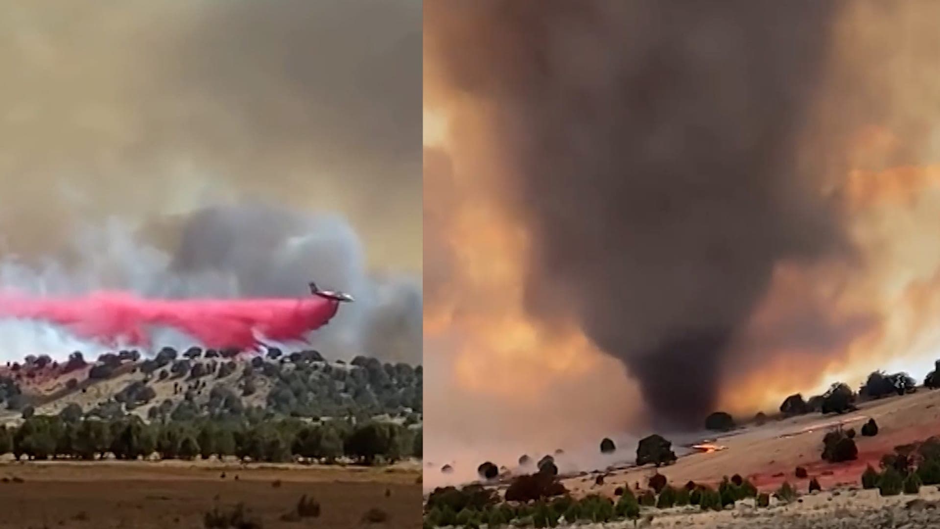 Cyclone develops amid Utah wildfires