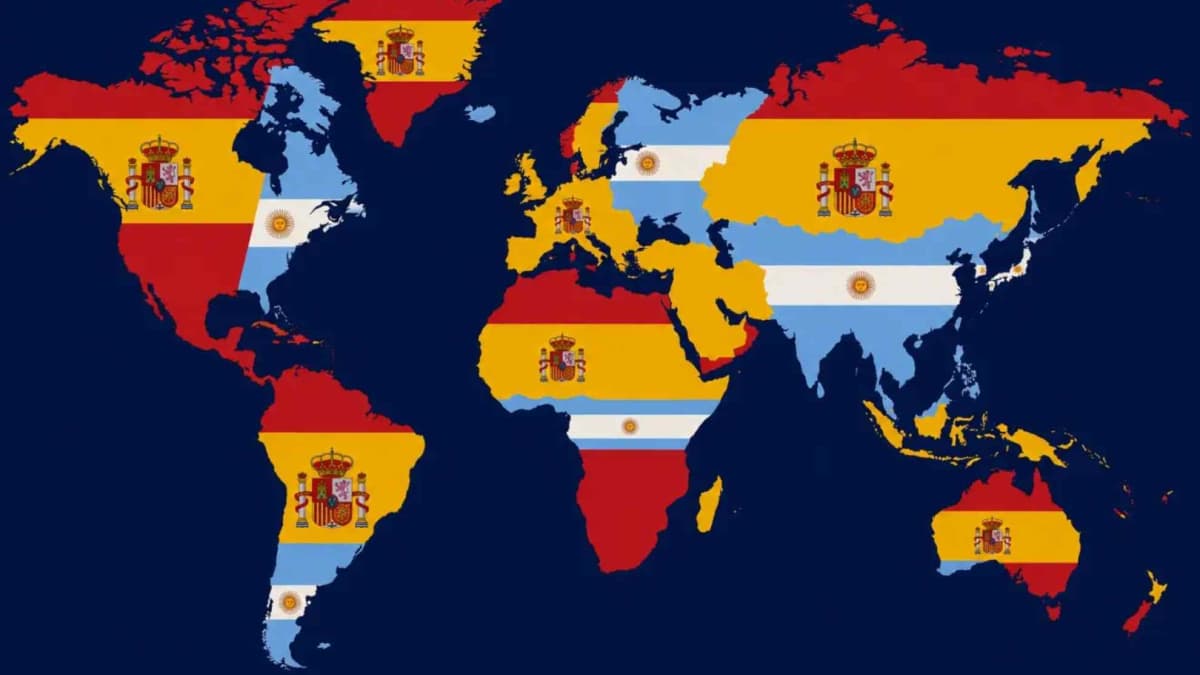 The world shows support for Spain