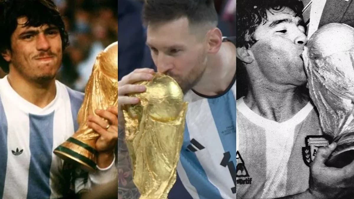 Argentina's World Cup victories and finals appearances