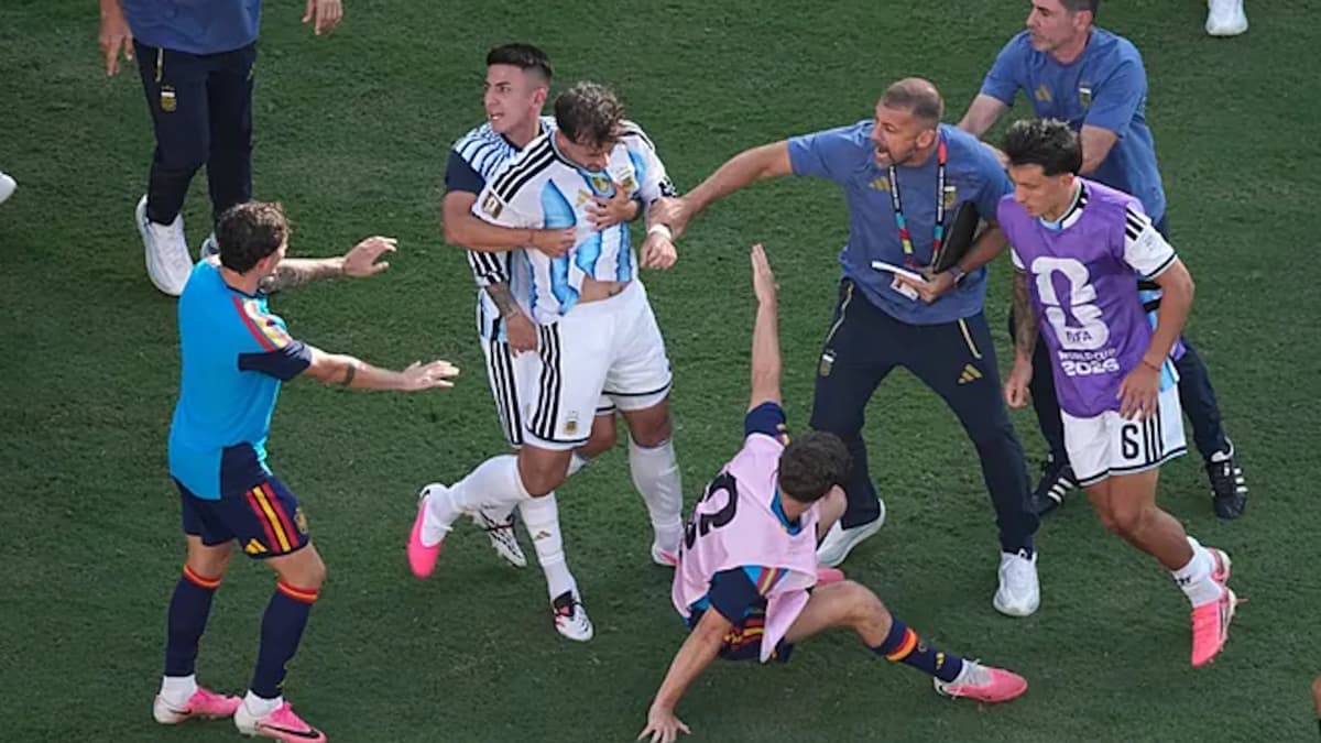 Leandro Paredes faces severe punishment after World Cup final brawl