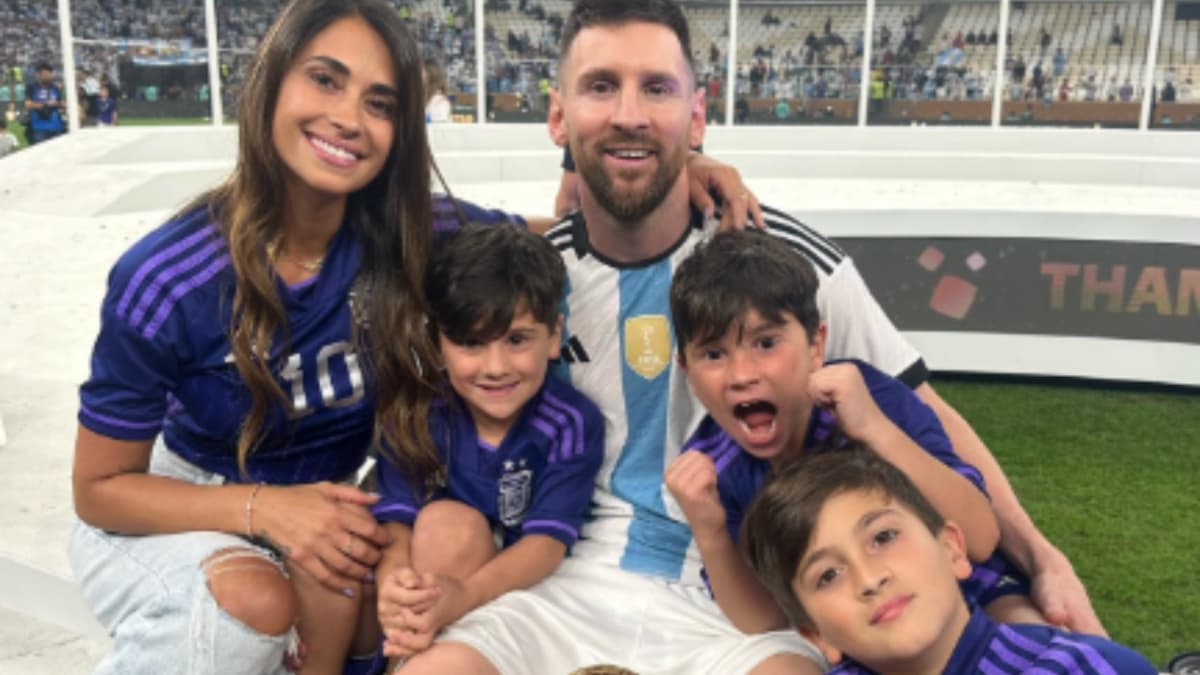 Antonela Roccuzzo's message to Messi after loss