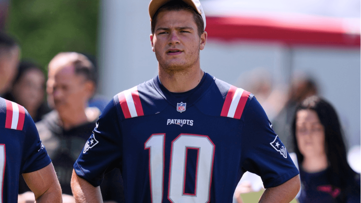 Drake Maye stunned by Patriots return