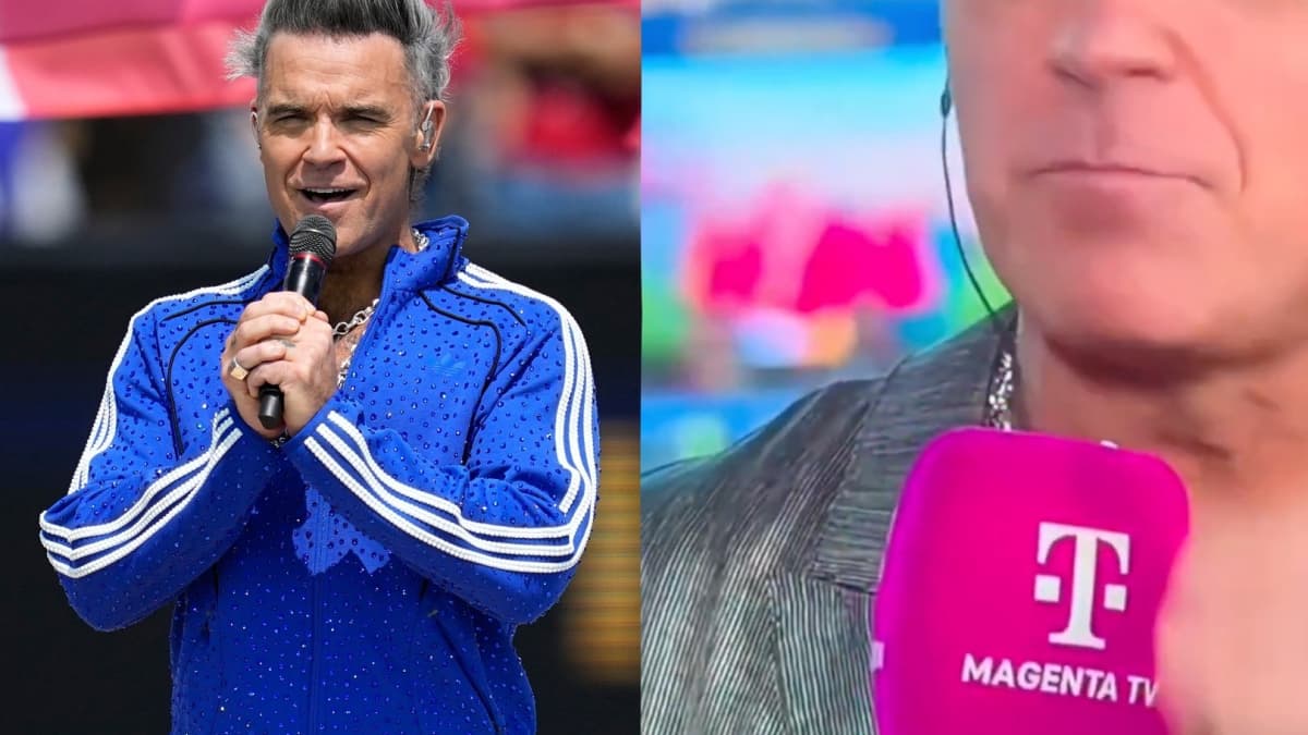 Robbie Williams responds to viral World Cup clip